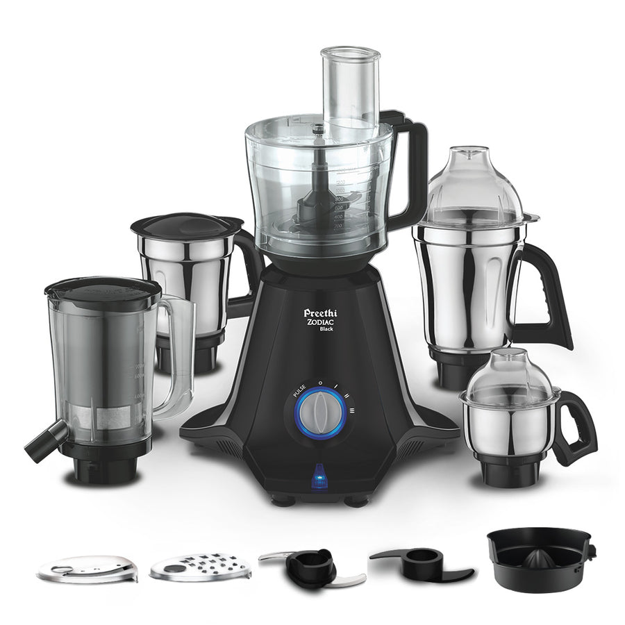 Preethi Zodiac Black Mixer Grinder - 750W