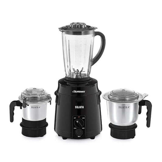 Sujata Supermix Mixer Grinder 900W | 3 Jars | 1.75L Liquidizer | 22,000 RPM