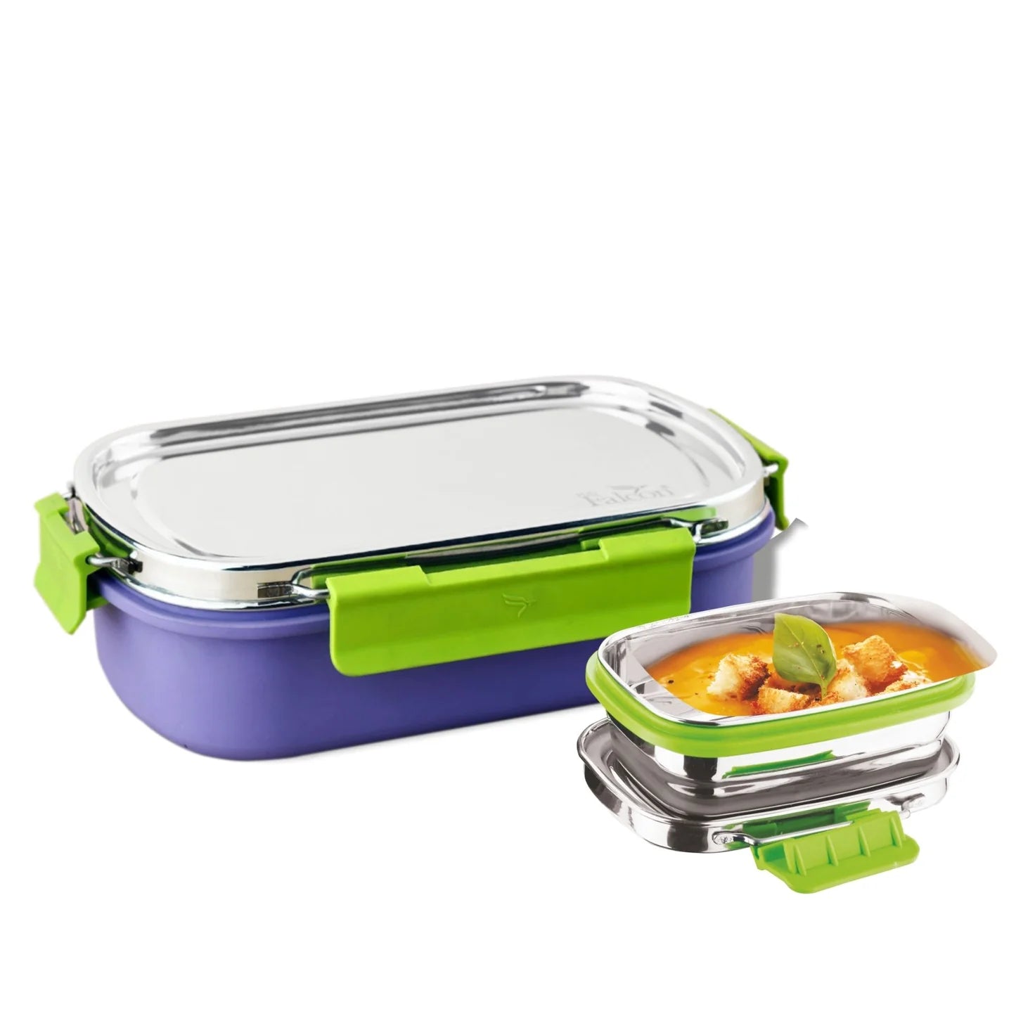 PddFalcon Stainless Steel Comet Microwave-Safe Lunch Box