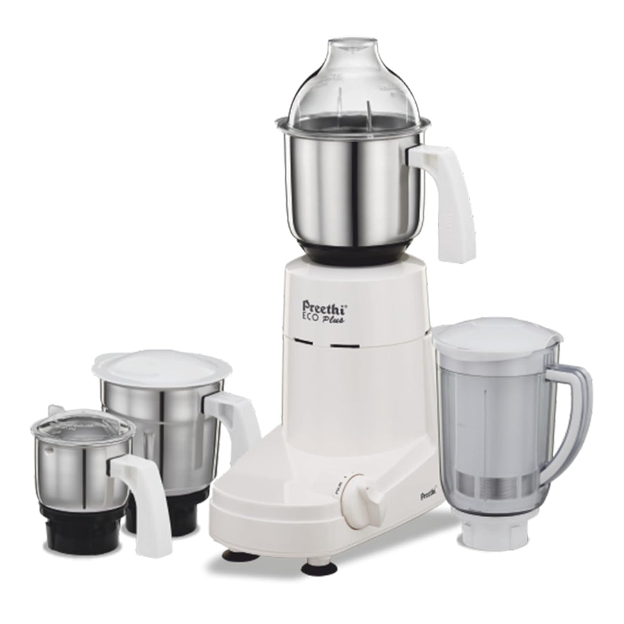 Preethi Eco Plus Mixer Grinder - 750W - 4 Jars - MG-157