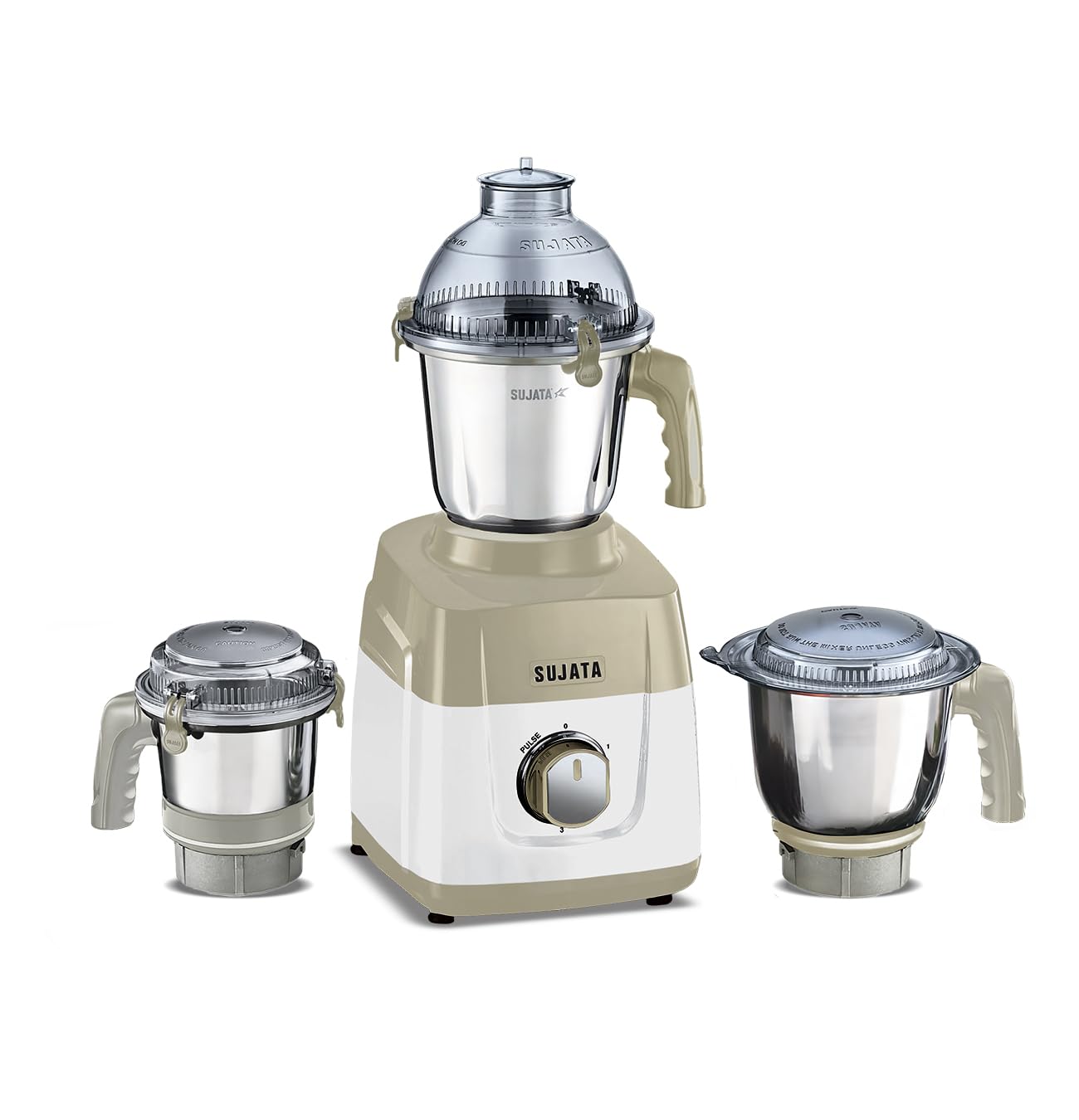 Sujata MG02 Mixer Grinder 1000W | 3 Steel Jars | 24,000 RPM