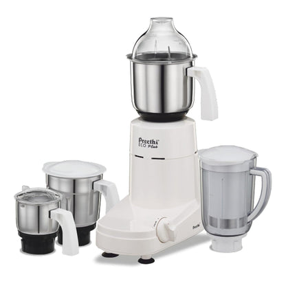 Preethi Eco Plus Mixer Grinder - 750W - 4 Jars - MG-157
