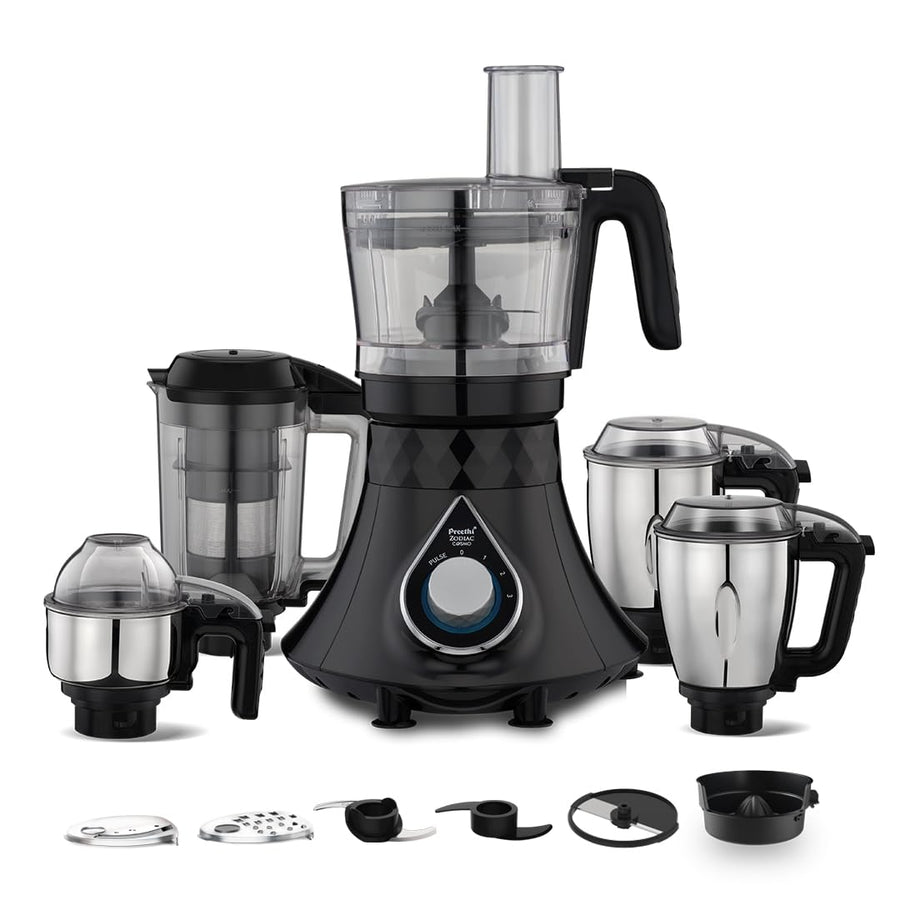 Preethi Zodiac Cosmo Mixer Grinder - 750W - 4 Jars