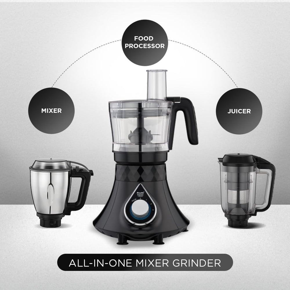 Preethi Zodiac Cosmo Mixer Grinder - 750W - 4 Jars